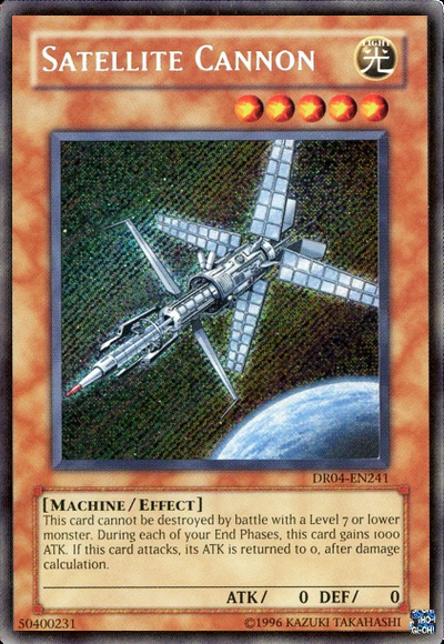 Satellite Cannon [DR04-EN241] Secret Rare | Cracking-Singles