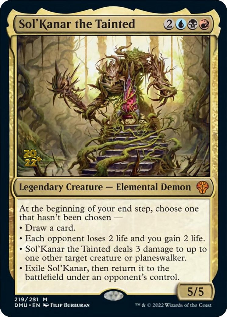 Sol'Kanar the Tainted [Dominaria United Prerelease Promos] | Cracking-Singles