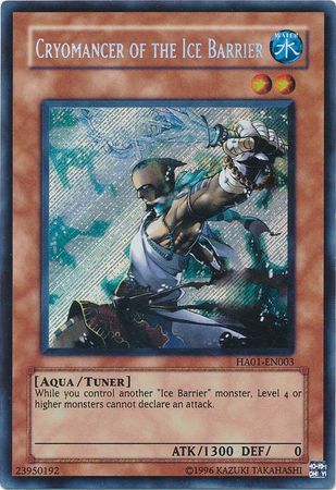 Cryomancer of the Ice Barrier [HA01-EN003] Secret Rare | Cracking-Singles