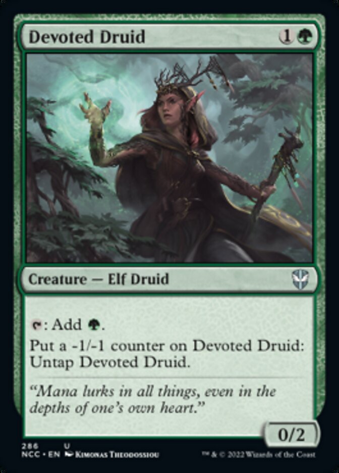 Devoted Druid [Streets of New Capenna Commander] | Cracking-Singles