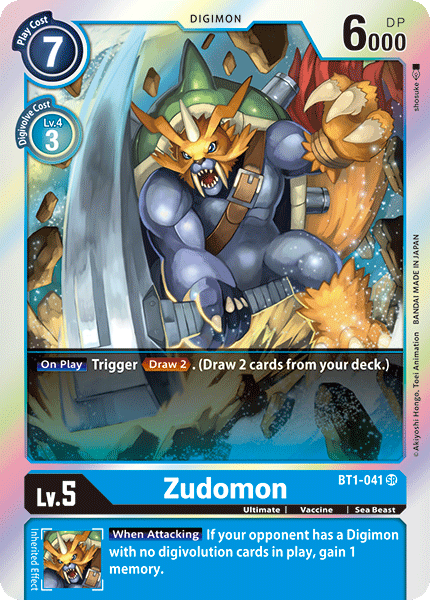 Zudomon [BT1-041] [Release Special Booster Ver.1.0] | Cracking-Singles