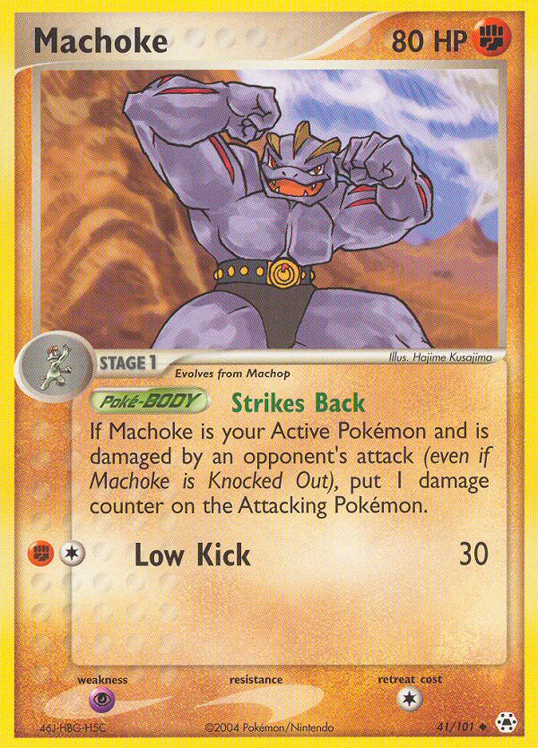 Machoke (41/101) [EX: Hidden Legends] | Cracking-Singles