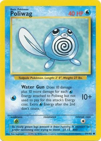 Poliwag (59/102) [Base Set Unlimited] | Cracking-Singles