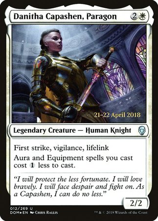 Danitha Capashen, Paragon [Dominaria Promos] | Cracking-Singles