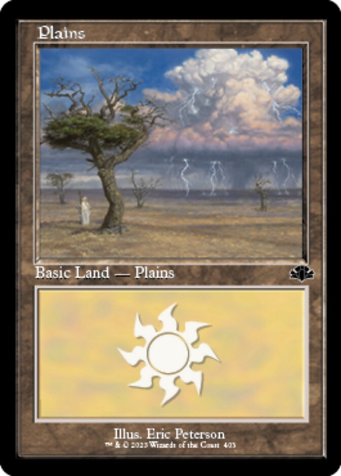 Plains (403) (Retro) [Dominaria Remastered] | Cracking-Singles