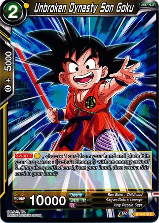 Unbroken Dynasty Son Goku [BT4-079] | Cracking-Singles