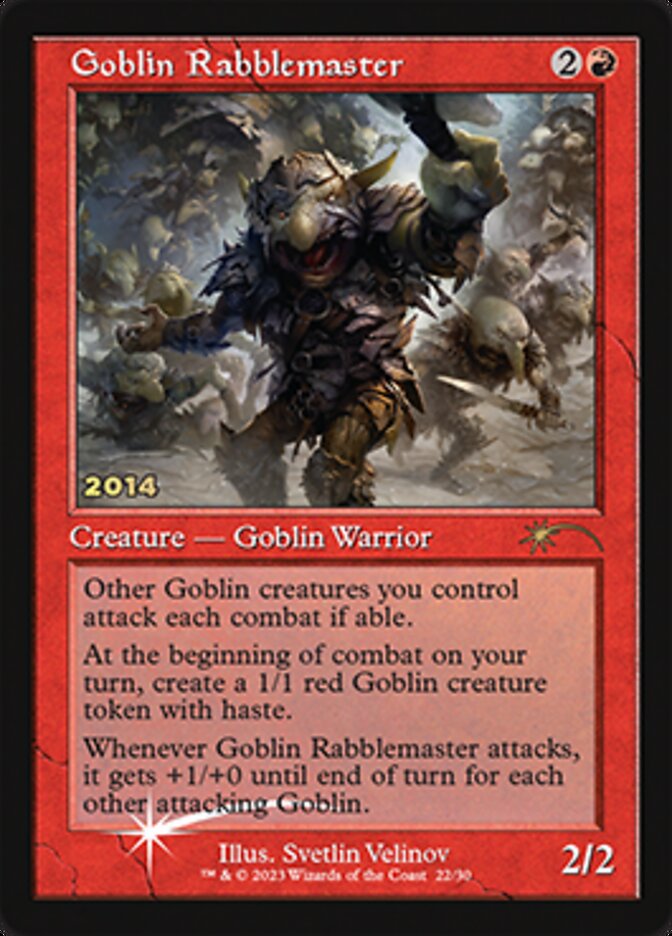 Goblin Rabblemaster [30th Anniversary Promos] | Cracking-Singles