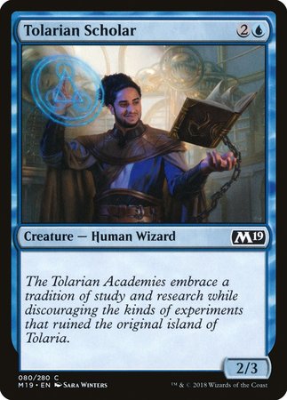 Tolarian Scholar [Core Set 2019] | Cracking-Singles