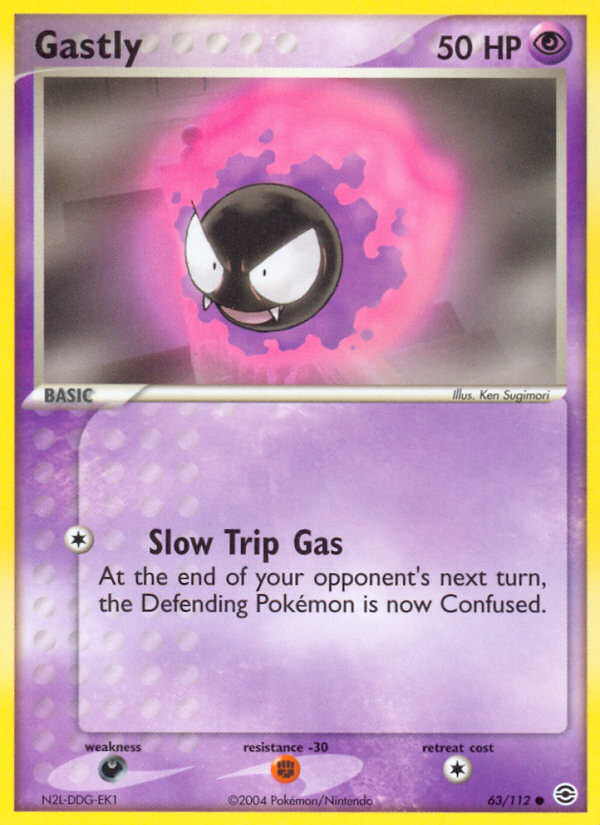 Gastly (63/112) [EX: FireRed & LeafGreen] | Cracking-Singles