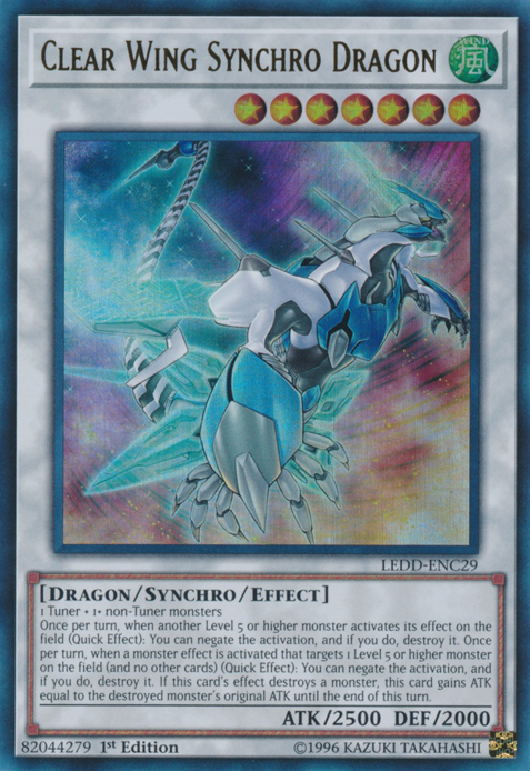 Clear Wing Synchro Dragon [LEDD-ENC29] Ultra Rare | Cracking-Singles