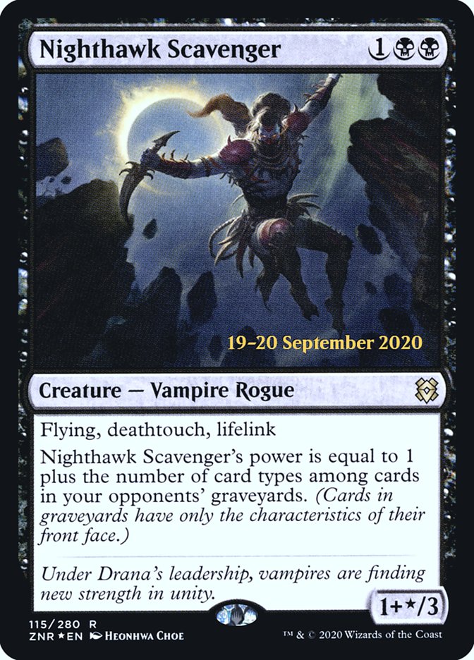 Nighthawk Scavenger  [Zendikar Rising Prerelease Promos] | Cracking-Singles