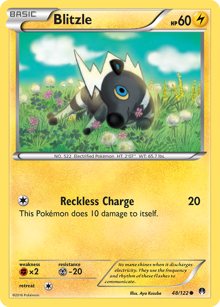 Blitzle (48/122) [XY: BREAKpoint] | Cracking-Singles