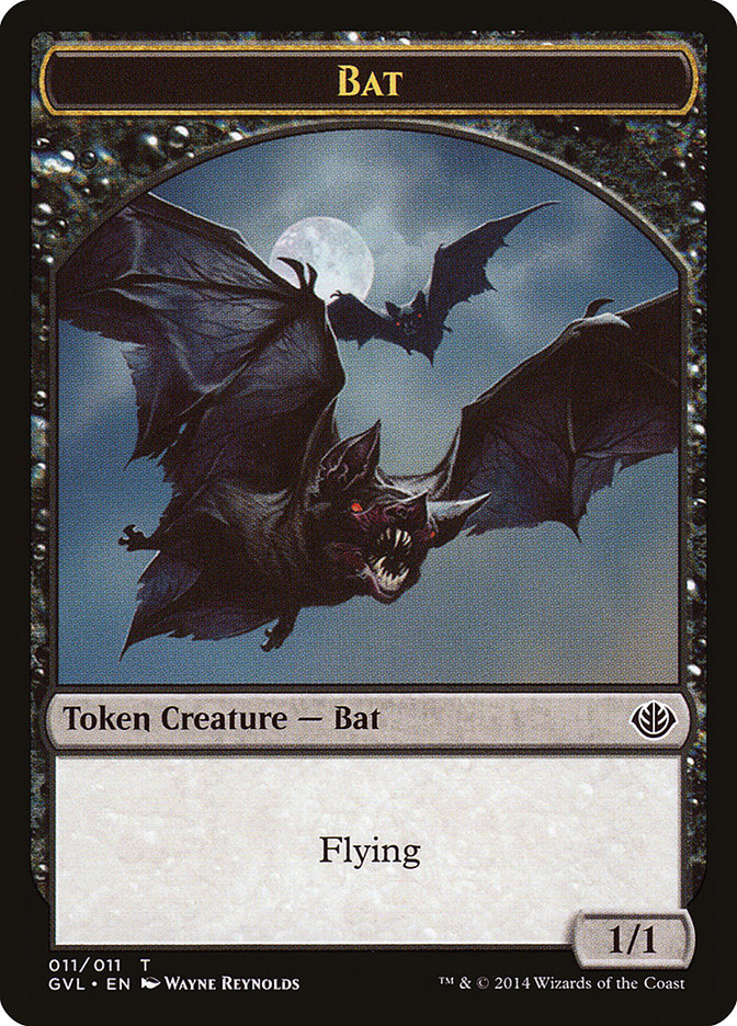 Bat Token (Garruk vs. Liliana) [Duel Decks Anthology Tokens] | Cracking-Singles