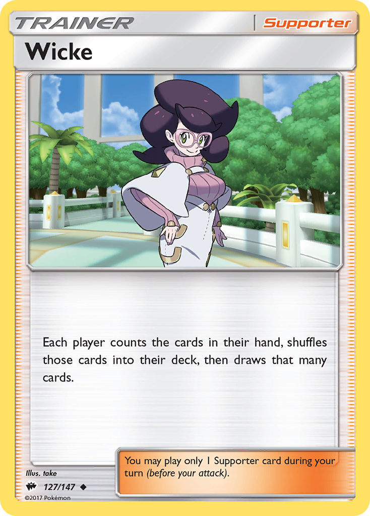 Wicke (127/147) [Sun & Moon: Burning Shadows] | Cracking-Singles