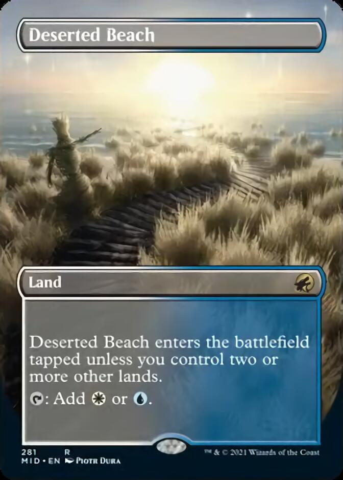 Deserted Beach (Borderless) [Innistrad: Midnight Hunt] | Cracking-Singles