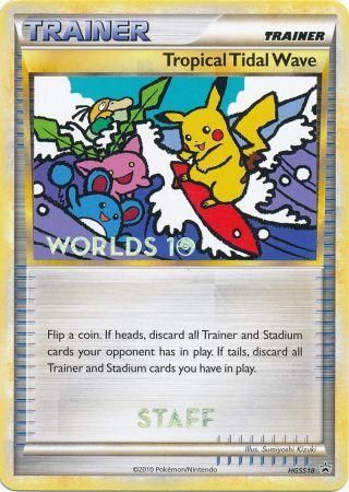 Tropical Tidal Wave (HGSS18) (Staff) [HeartGold & SoulSilver: Black Star Promos] | Cracking-Singles