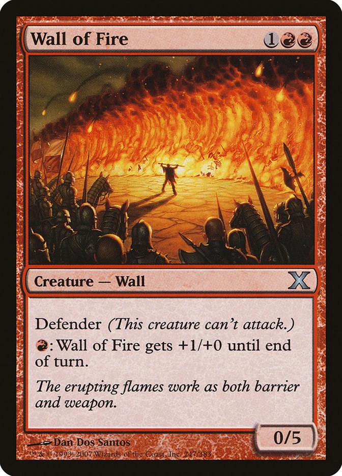 Wall of Fire [Tenth Edition] | Cracking-Singles