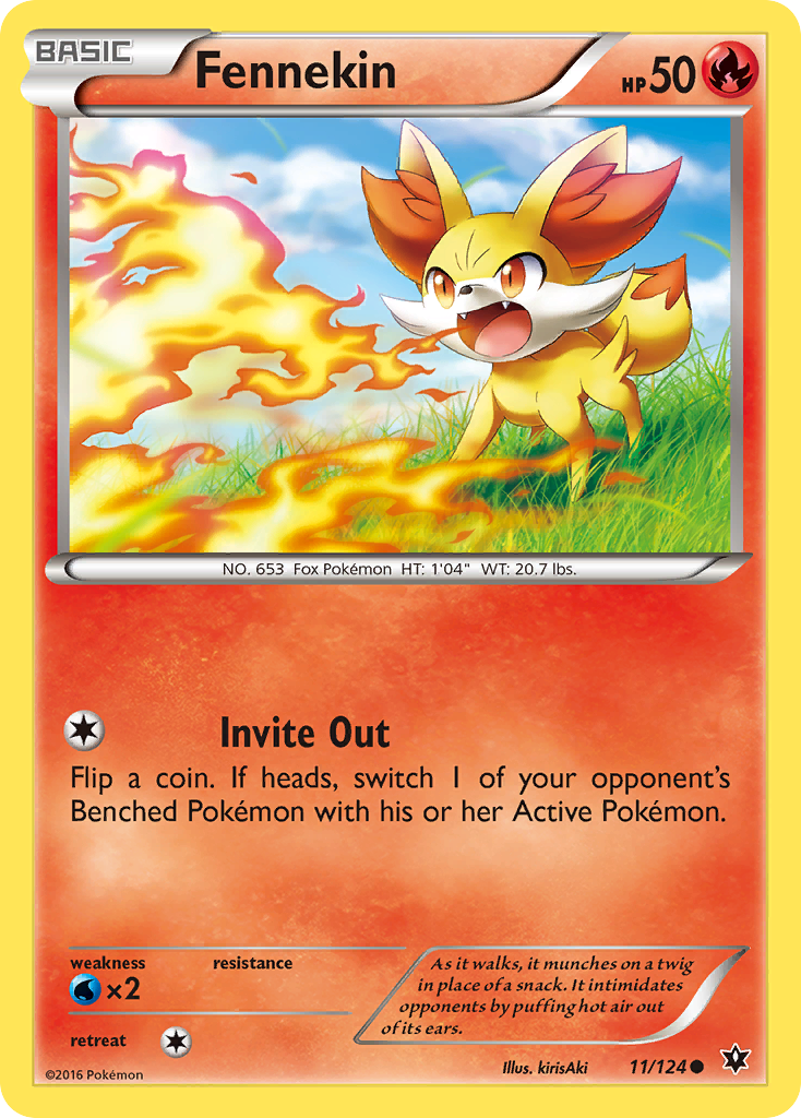 Fennekin (11/124) [XY: Fates Collide] | Cracking-Singles