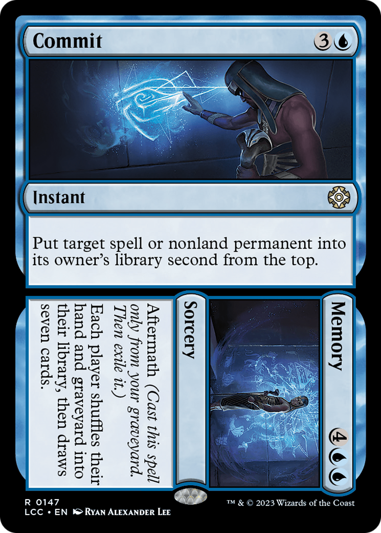 Commit // Memory [The Lost Caverns of Ixalan Commander] | Cracking-Singles