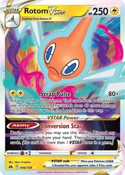 Rotom VSTAR (046/159) [Sword & Shield: Crown Zenith] | Cracking-Singles