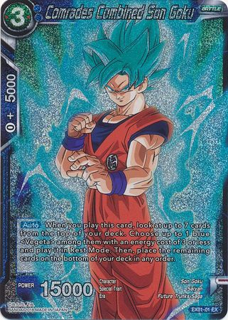 Comrades Combined Son Goku (EX01-01) [Mighty Heroes] | Cracking-Singles