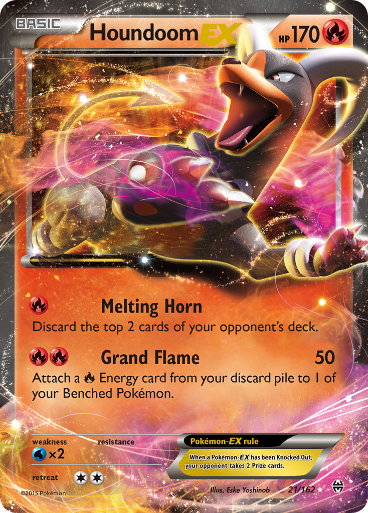 Houndoom EX (21/162) [XY: BREAKthrough] | Cracking-Singles