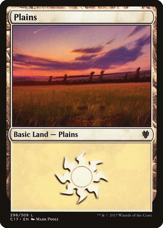 Plains (296) [Commander 2017] | Cracking-Singles