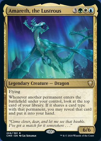 Amareth, the Lustrous [Commander Legends] | Cracking-Singles