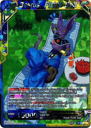 Beerus, Fickle God [BT7-120] | Cracking-Singles