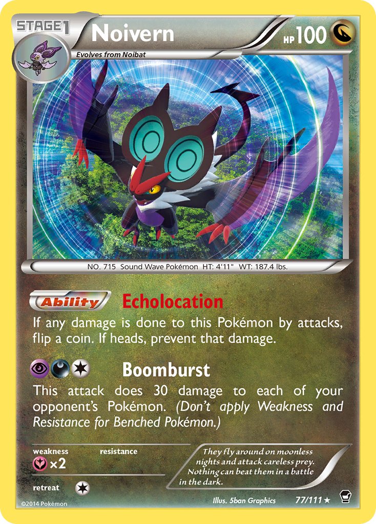 Noivern (77/111) (Cosmos Holo) (Blister Exclusive) [XY: Furious Fists] | Cracking-Singles