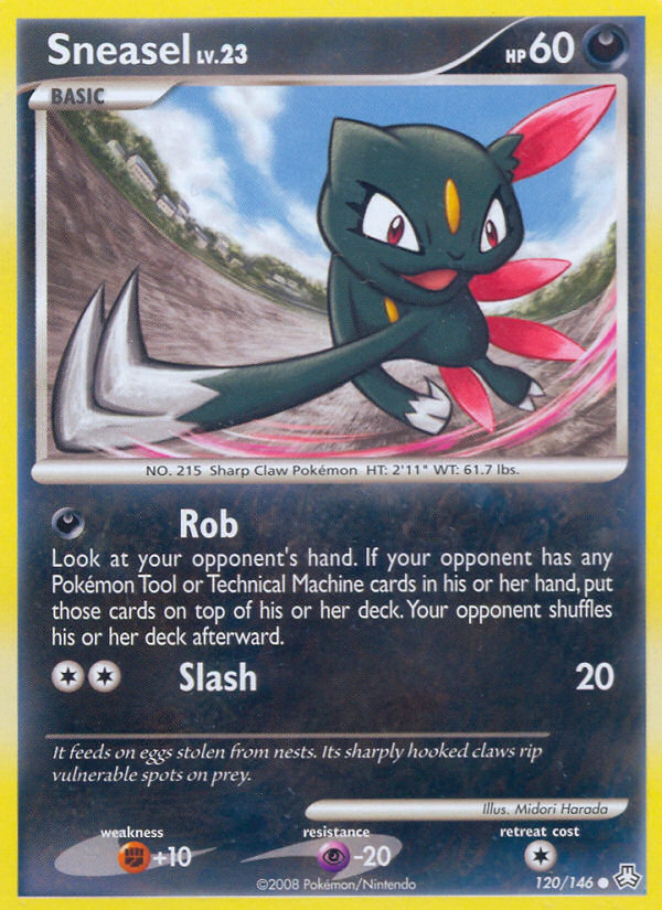 Sneasel (120/146) [Diamond & Pearl: Legends Awakened] | Cracking-Singles