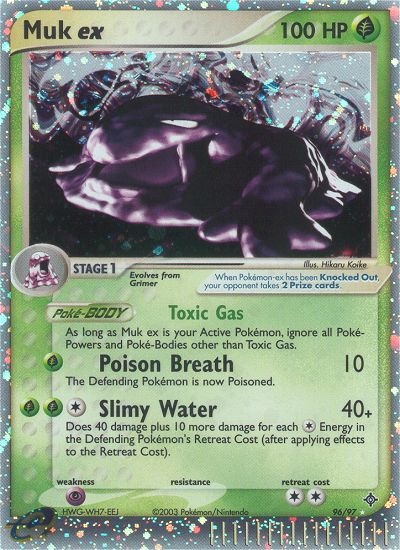 Muk ex (96/97) [EX: Dragon] | Cracking-Singles