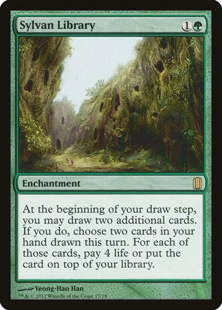 Sylvan Library [Commander's Arsenal] | Cracking-Singles