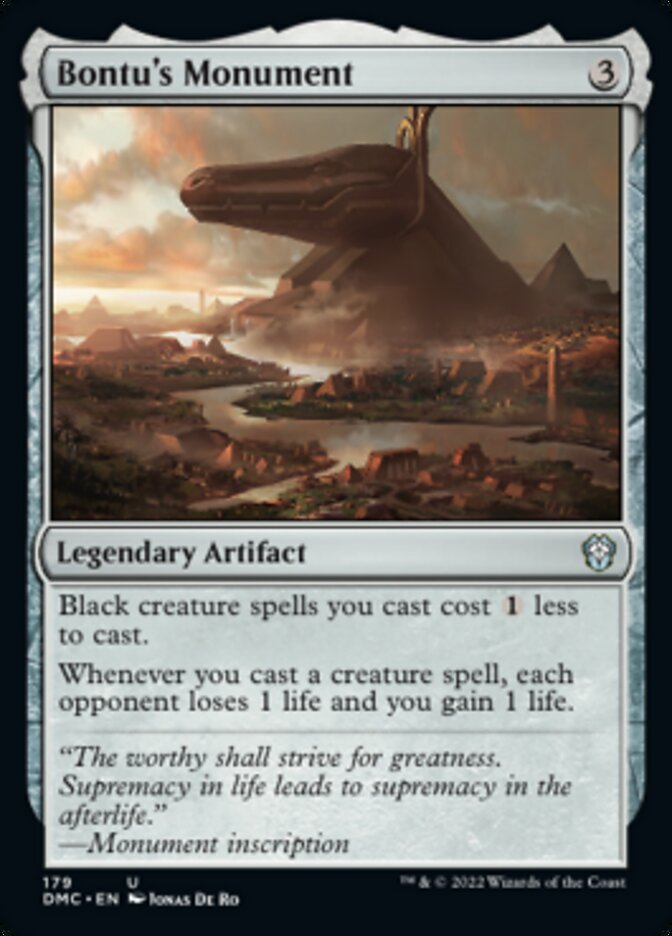 Bontu's Monument [Dominaria United Commander] | Cracking-Singles