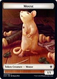 Mouse // Food (16) Double-sided Token [Throne of Eldraine Tokens] | Cracking-Singles