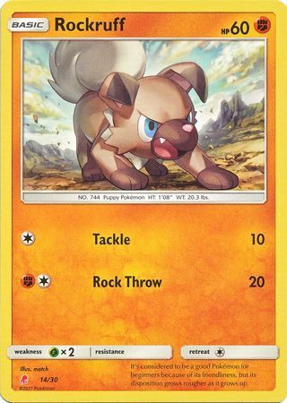 Rockruff (14/30) [Sun & Moon: Trainer Kit - Lycanroc] | Cracking-Singles