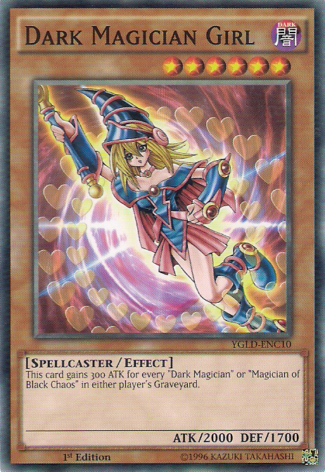 Dark Magician Girl [YGLD-ENC10] Common | Cracking-Singles