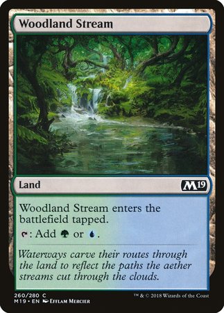 Woodland Stream [Core Set 2019] | Cracking-Singles