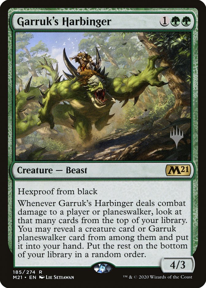 Garruk's Harbinger (Promo Pack) [Core Set 2021 Promos] | Cracking-Singles