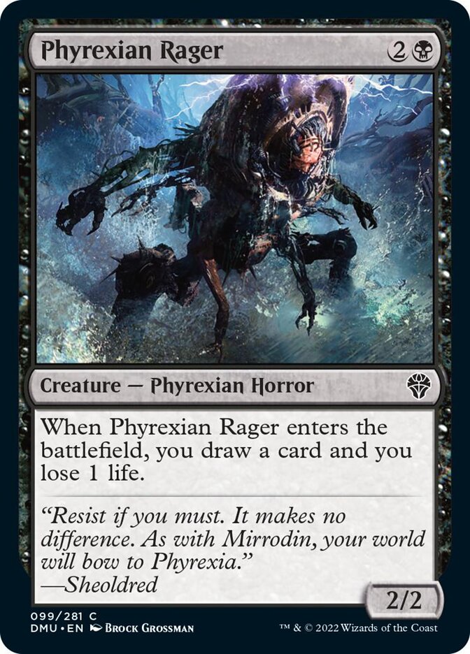 Phyrexian Rager [Dominaria United] | Cracking-Singles