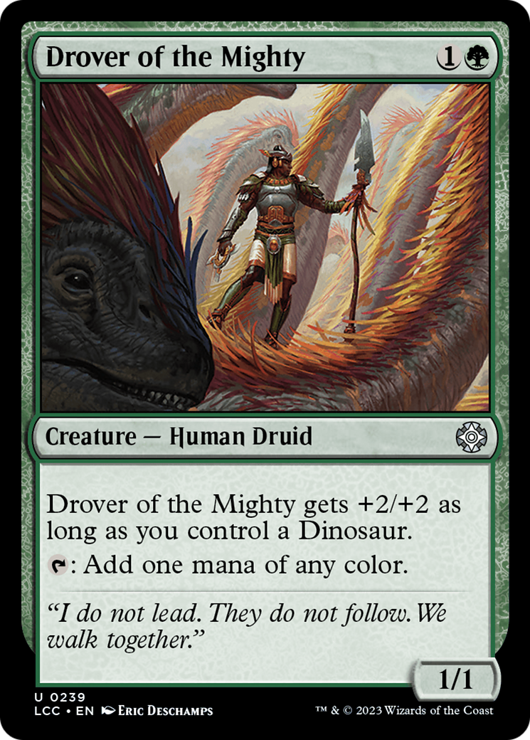 Drover of the Mighty [The Lost Caverns of Ixalan Commander] | Cracking-Singles