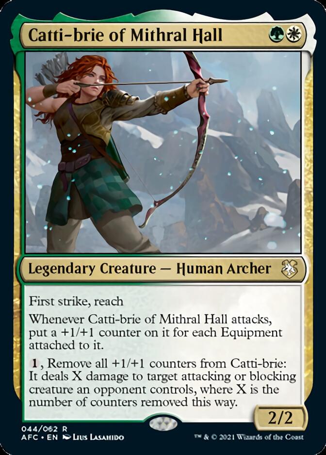 Catti-brie of Mithral Hall [Dungeons & Dragons: Adventures in the Forgotten Realms Commander] | Cracking-Singles