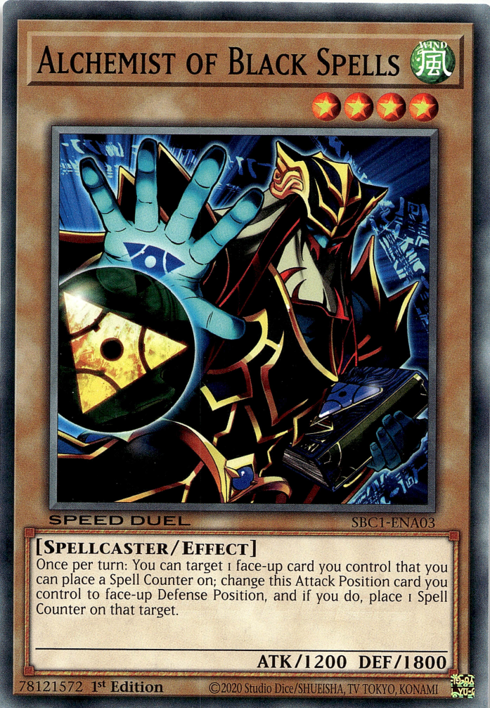 Alchemist of Black Spells [SBC1-ENA03] Common | Cracking-Singles