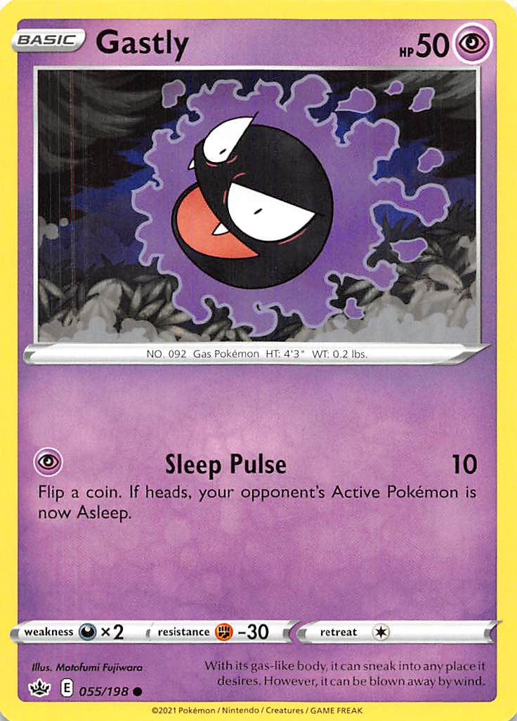 Gastly (055/198) [Sword & Shield: Chilling Reign] | Cracking-Singles