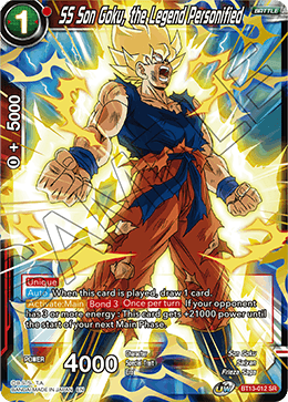 SS Son Goku, the Legend Personified [BT13-012] | Cracking-Singles