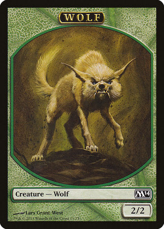 Wolf Token [Magic 2014 Tokens] | Cracking-Singles