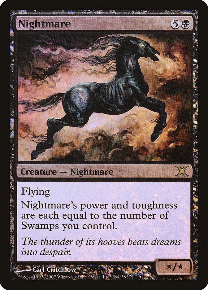 Nightmare (Premium Foil) [Tenth Edition] | Cracking-Singles