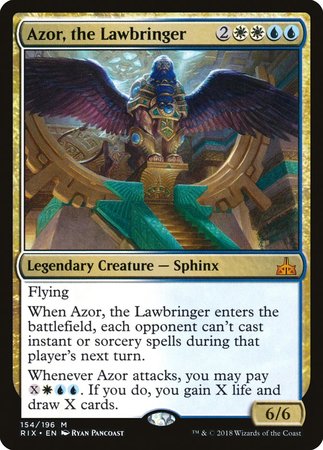 Azor, the Lawbringer [Rivals of Ixalan] | Cracking-Singles