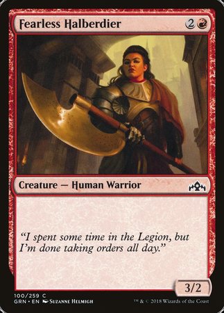 Fearless Halberdier [Guilds of Ravnica] | Cracking-Singles