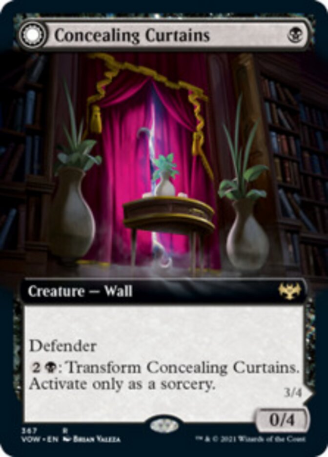 Concealing Curtains // Revealing Eye (Extended) [Innistrad: Crimson Vow] | Cracking-Singles